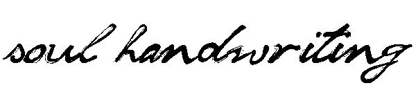 soul handwriting