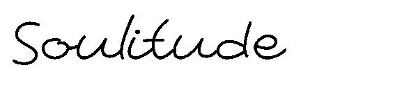 Soulitude字体