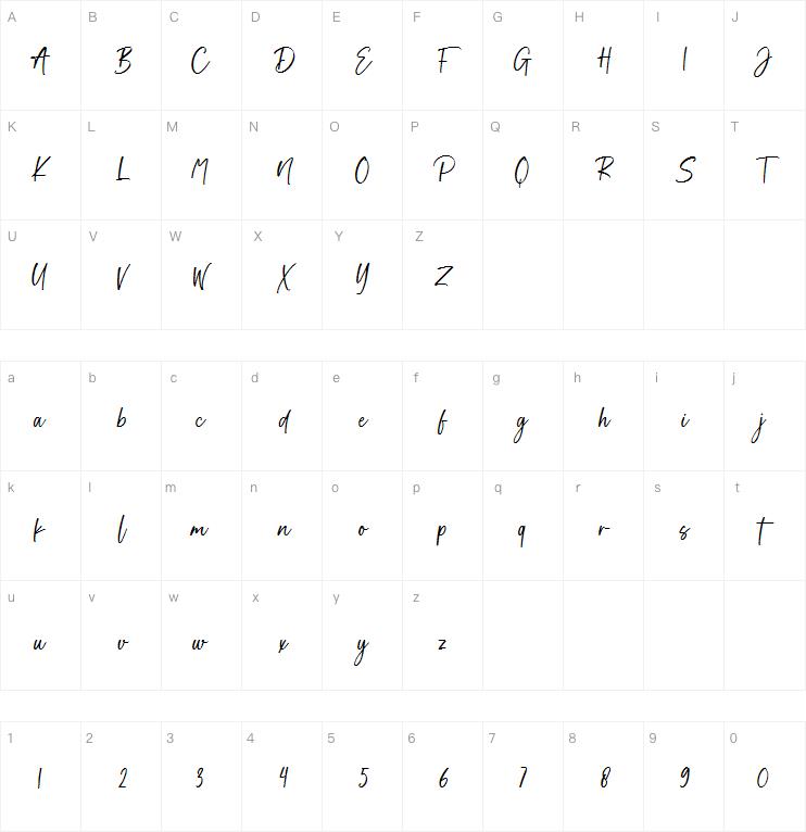 Soul Signature字体