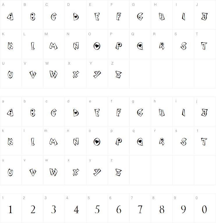 Sound Heart字体