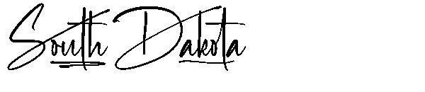 South Dakota字体