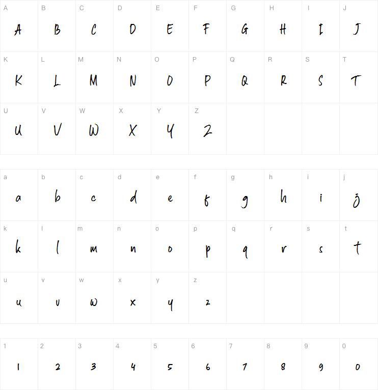 South East字体