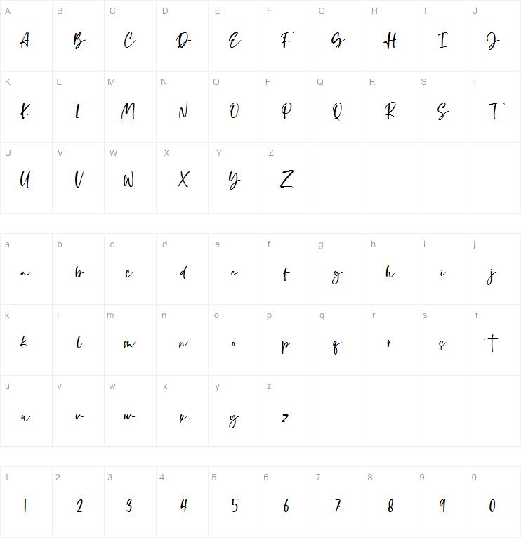 South Paradise字体