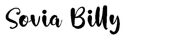 Sovia Billy字体