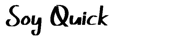 Soy Quick字体