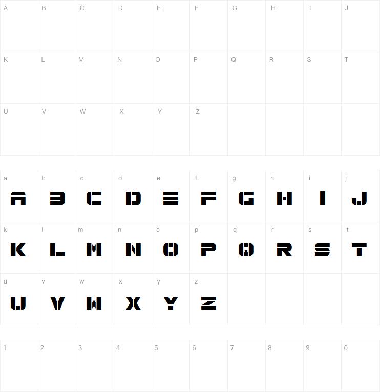 Spac3 tech字体