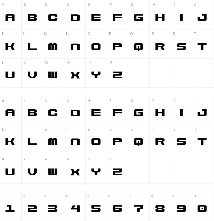 Space Marine字体