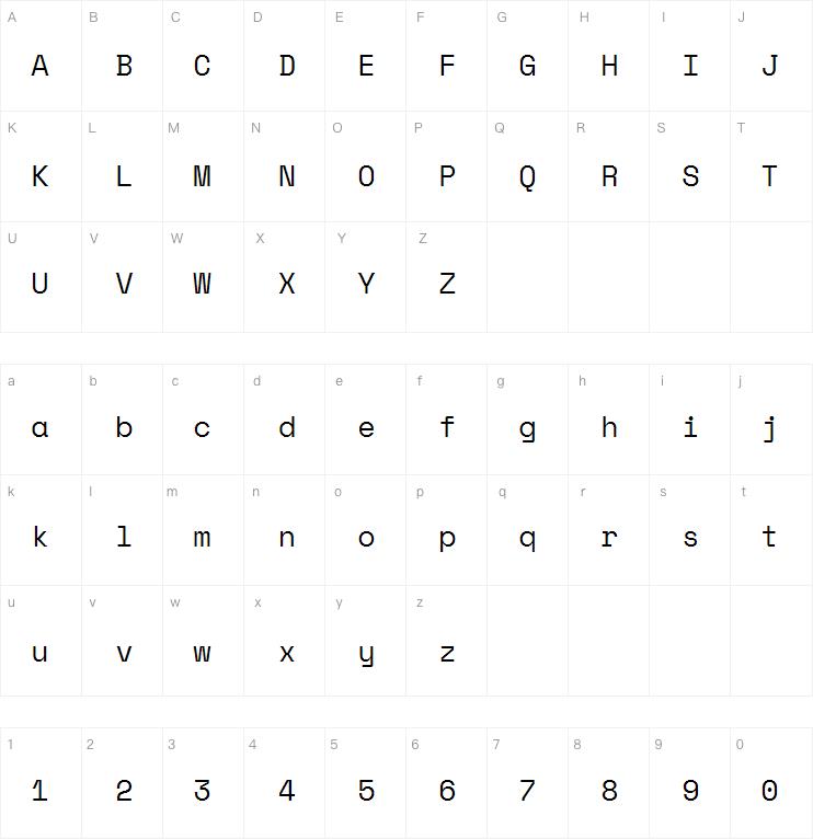 Space Mono字体