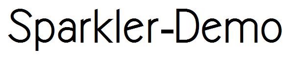Sparkler-Demo字体