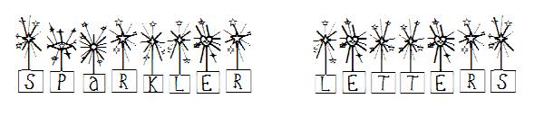 Sparkler Letters字体