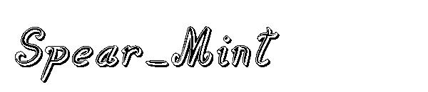 Spear_Mint字体