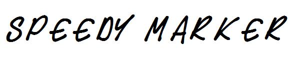 Speedy Marker字体