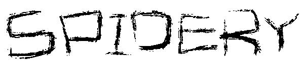 Spidery字体