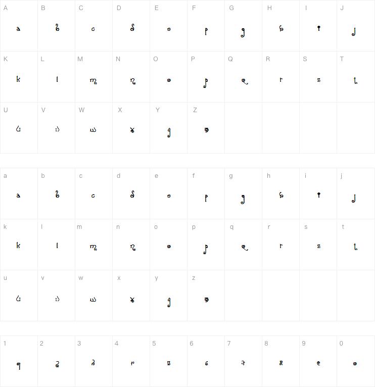 Spiraling字体