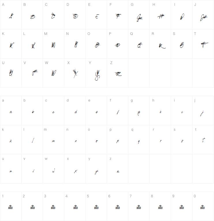 SPLATTED字体