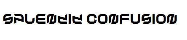Splendid Confusion字体