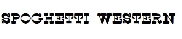 Spoghetti Western字体