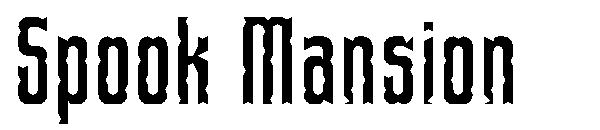 Spook Mansion字体
