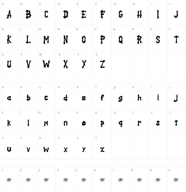 Spooky Hill字体