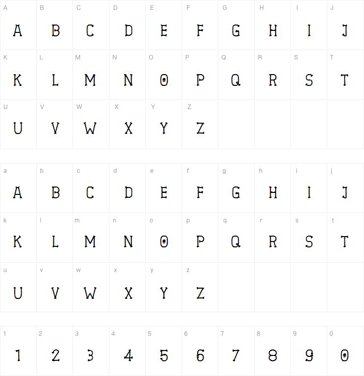 Spooky Skeleton字体