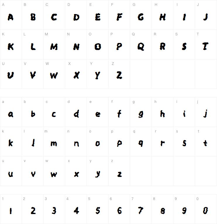 Spooky Squiggles字体