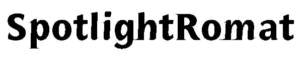 SpotlightRomat字体