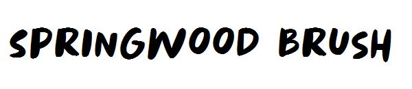 Springwood Brush字体
