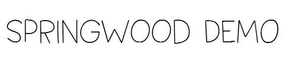 Springwood DEMO字体