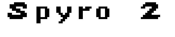 Spyro 2字体