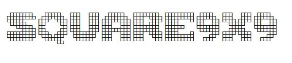 Square9x9字体