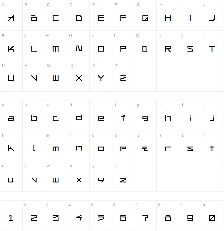 !Square Engine 050 Apex字体