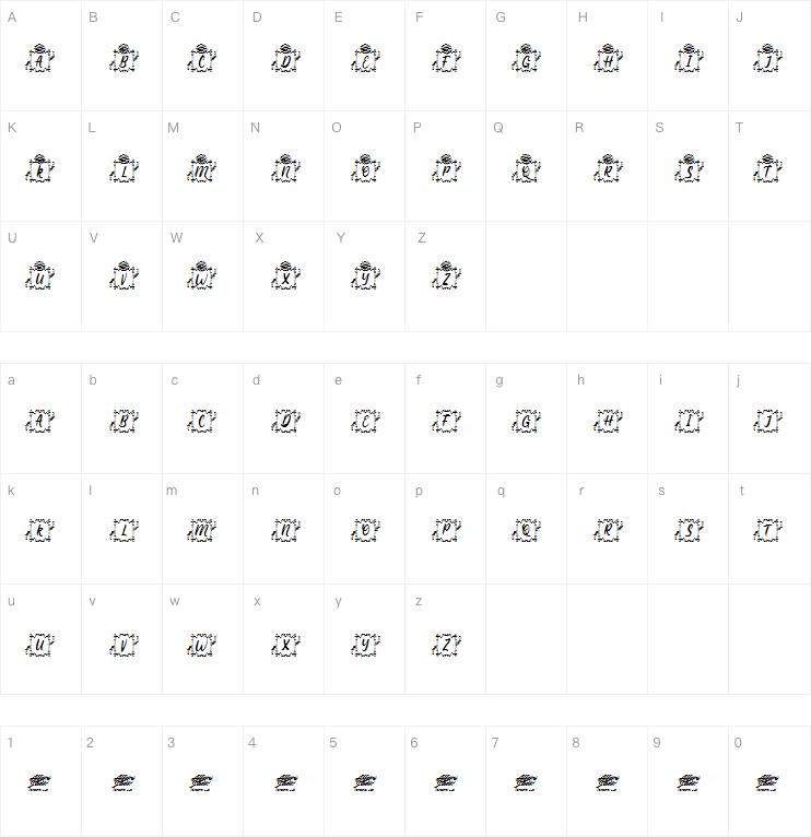 Square Lily Monogram字体