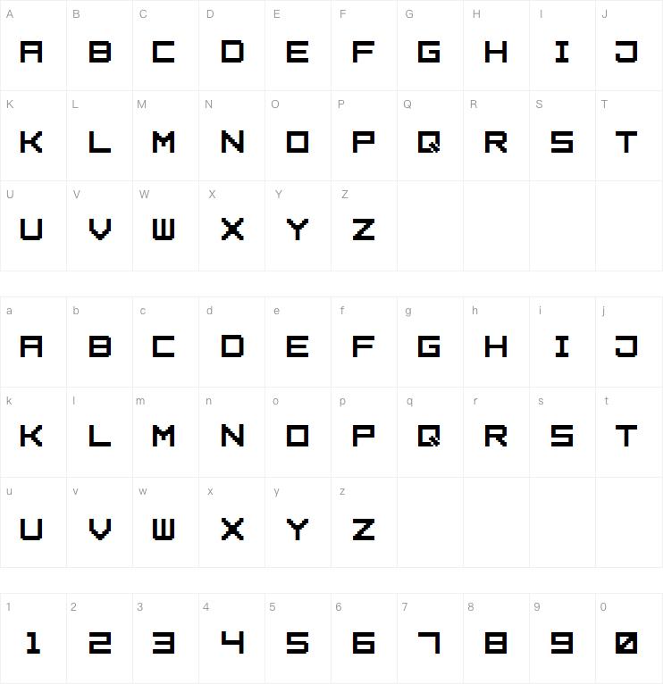 Square Pixel7字体
