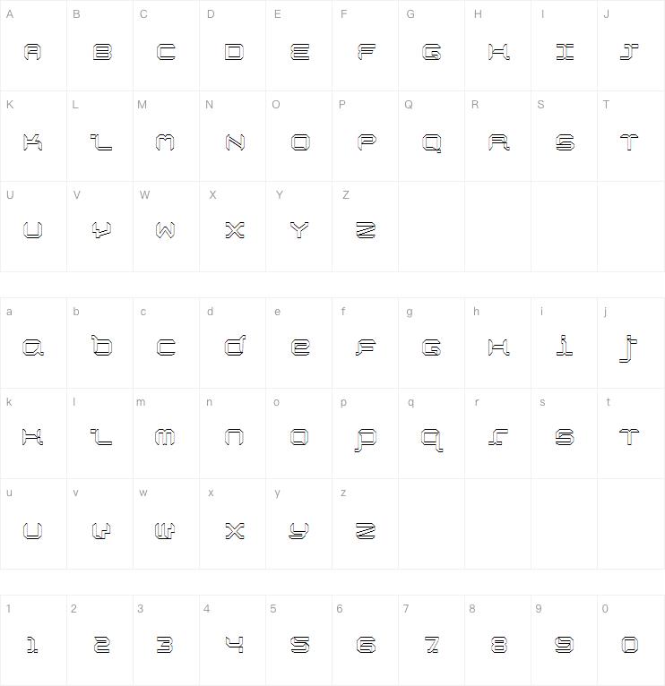 Squares Function字体