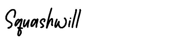 Squashwill字体