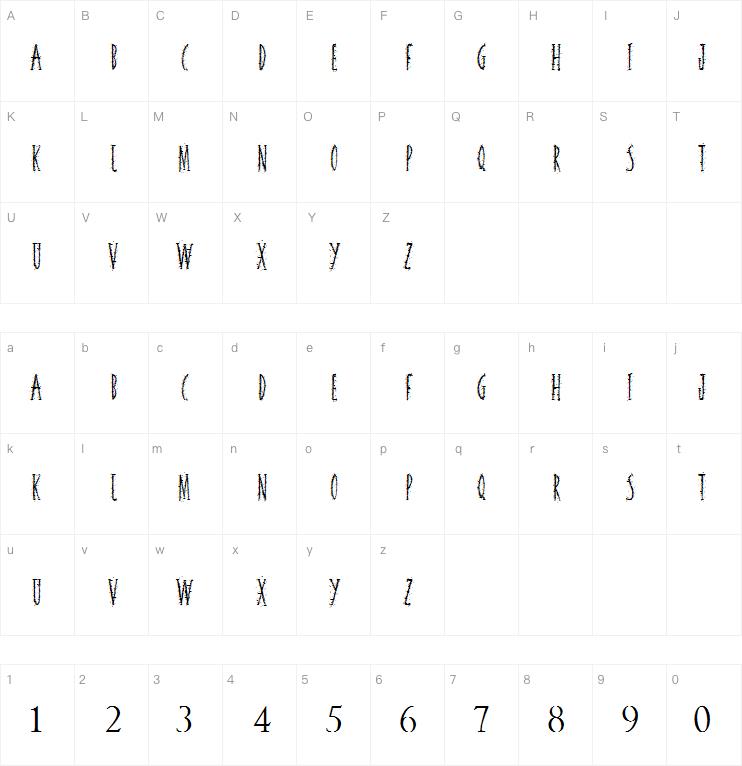 Squiggley Brown字体
