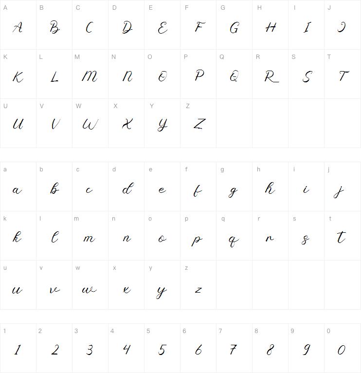 Srinita Script字体