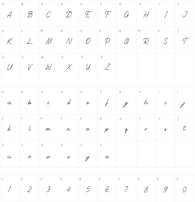Stanford Signature字体