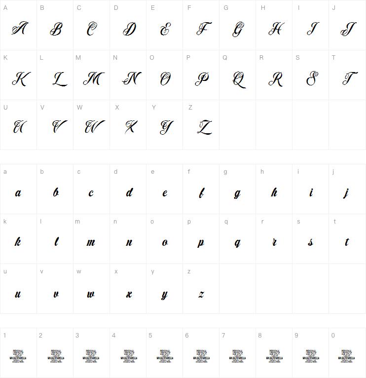 Starella Script字体