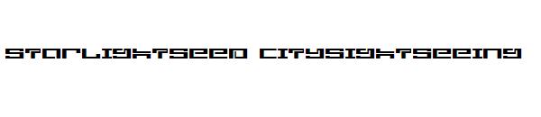starlightseed citysightseeing字体