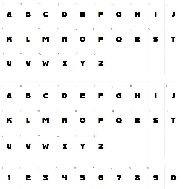 STARLINK字体
