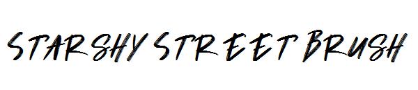 Starshy Street Brush字体