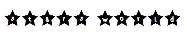 stars world字体