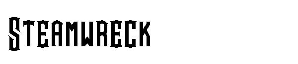 Steamwreck字体