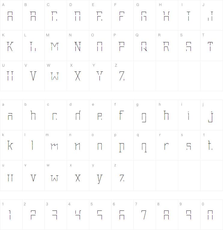 Stenciles字体
