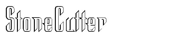 StoneCutter字体