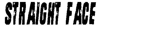Straight Face字体