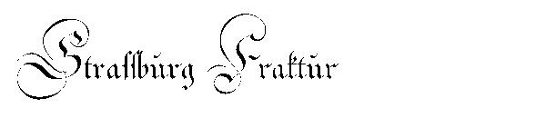 Strassburg Fraktur字体