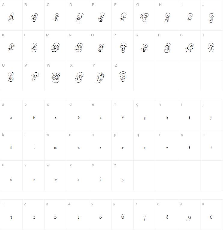 Strassburg Fraktur字体