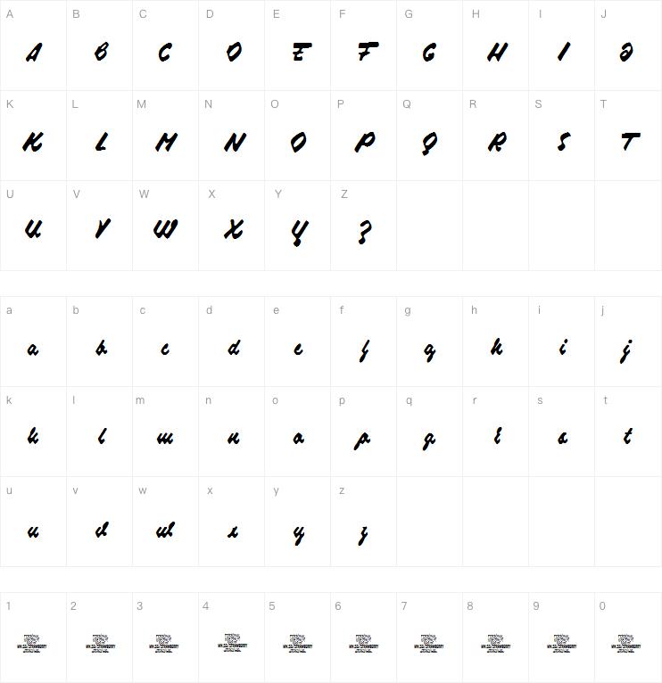 Strawberry Script字体